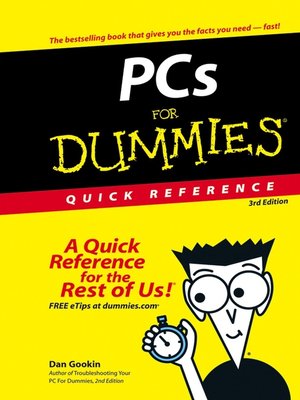 cover image of PCs For Dummies Quick Reference